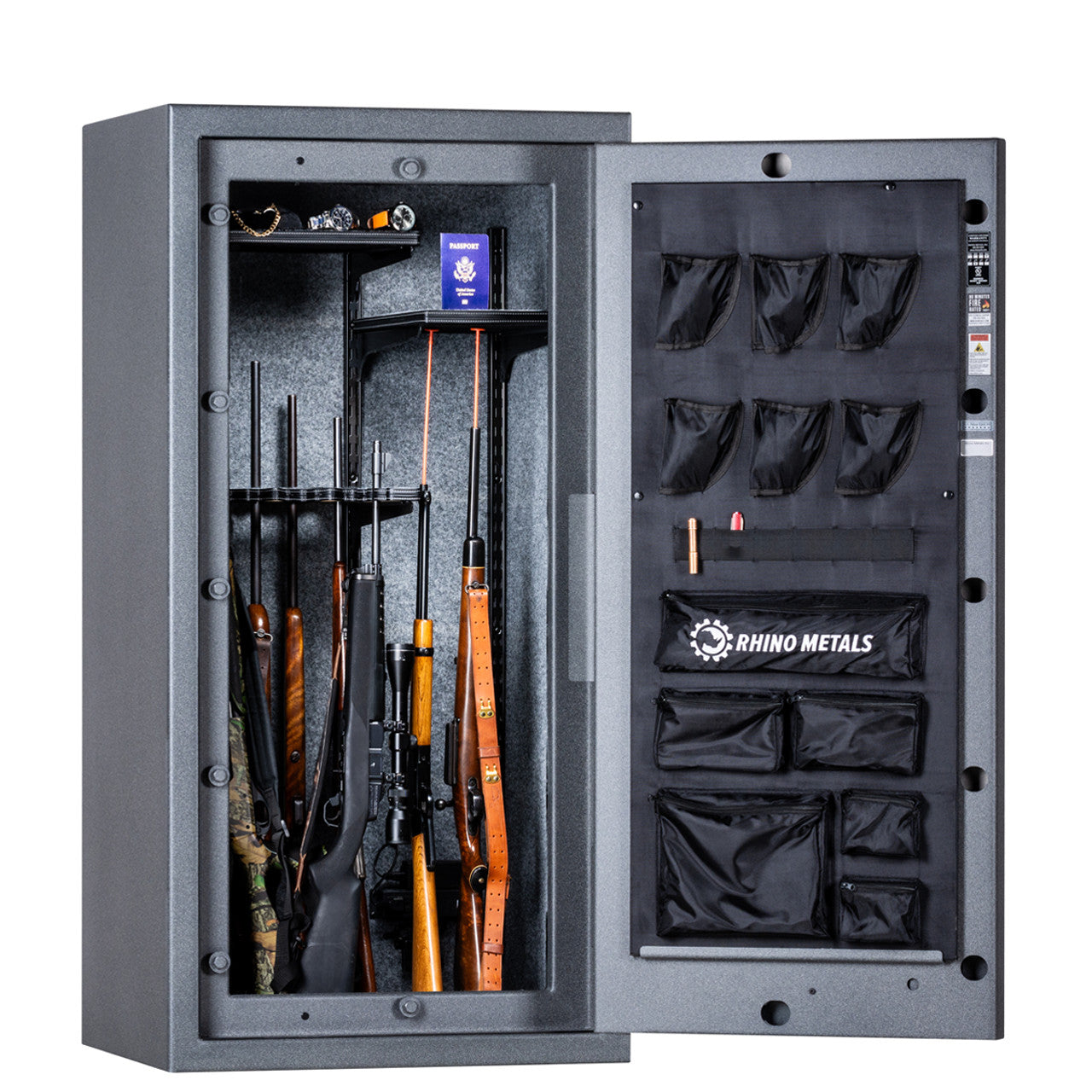 Rhino CX6030 | 60"H x 30"W x 25"D | 40 Long Gun Safe | 80 Min