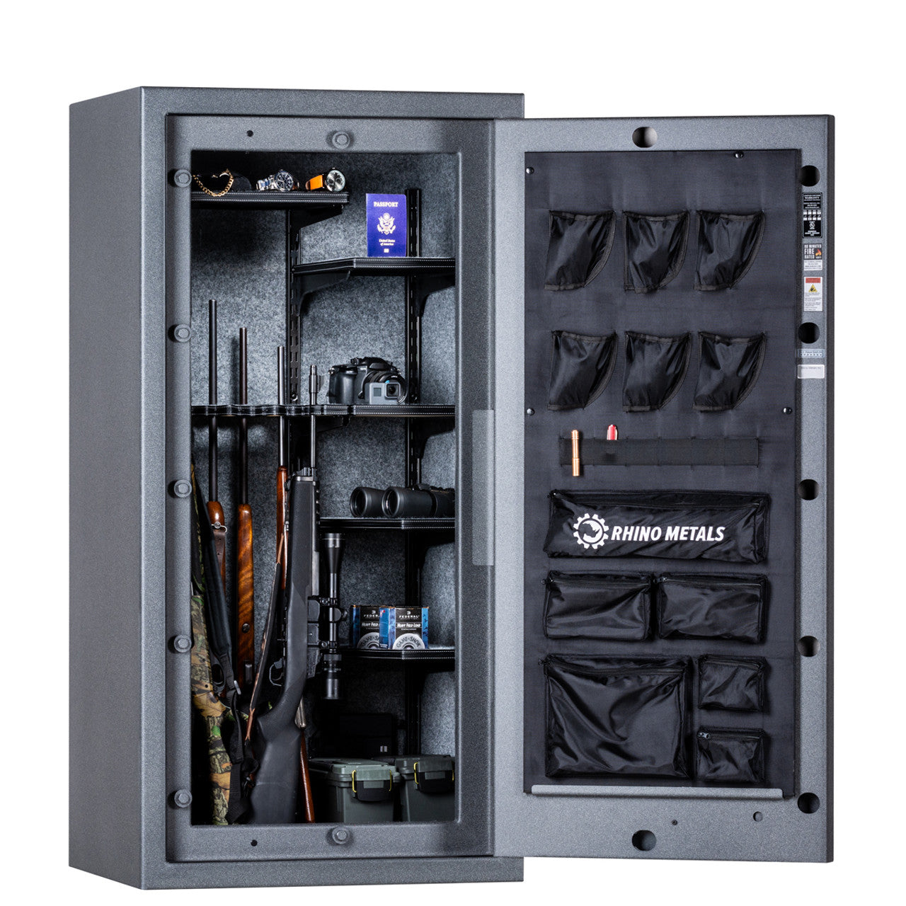 Rhino CX6030 | 60"H x 30"W x 25"D | 40 Long Gun Safe | 80 Min