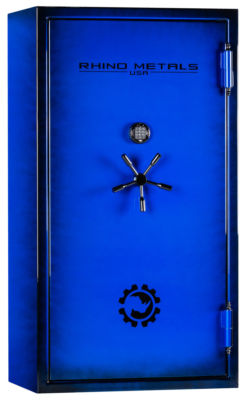 Rhino CX6636GL | 66"H x 36"W x 25"D | 49 Long Gun Safe | 80 Min Crimson Two Tone with leatherette