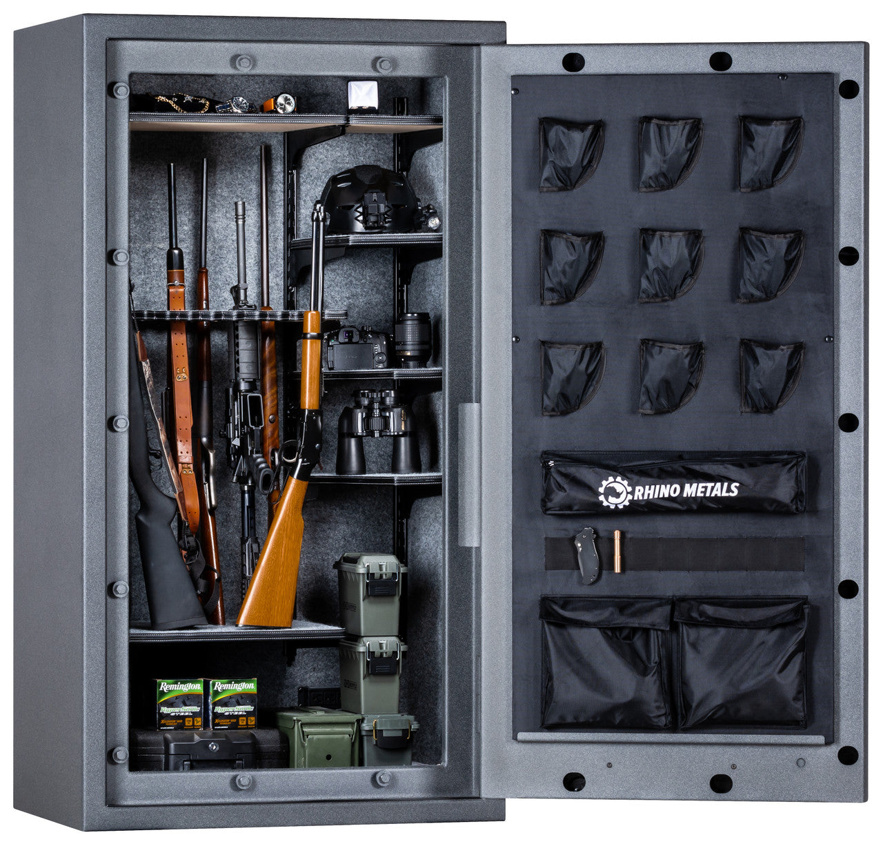 Rhino CX6636 | 66"H x 36"W x 25"D | 49 Long Gun Safe | 80 Min