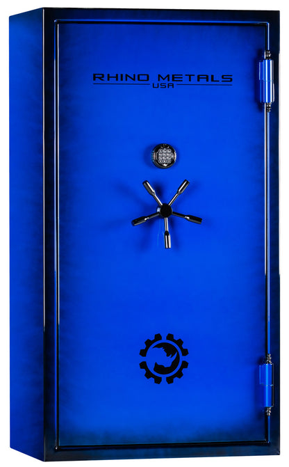 Rhino CX6636GL | 66"H x 36"W x 25"D | 49 Long Gun Safe | 80 Min Crimson Two Tone with leatherette