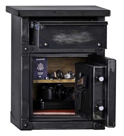 Longhorn LNS2618 Nightstand with 40 Min Fire Protection Safe | 26"H x 20"W x 18"D