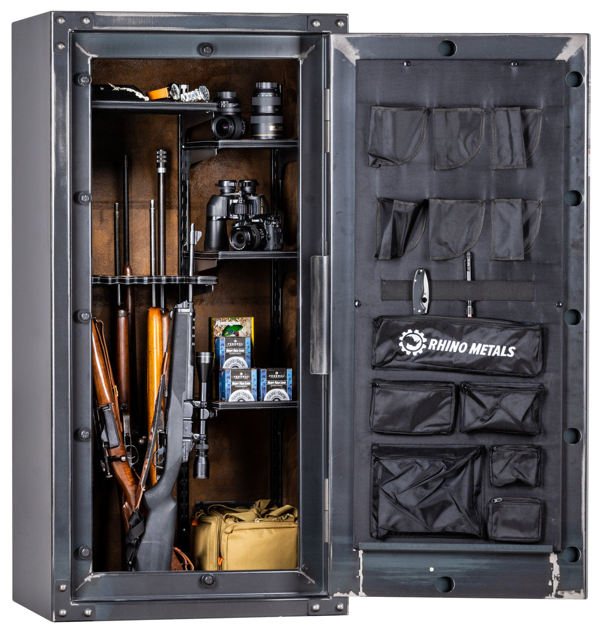 Rhino RSX6030 | 60"H x 30"W x 25"D | 40 Long Gun Safe | 80 Min