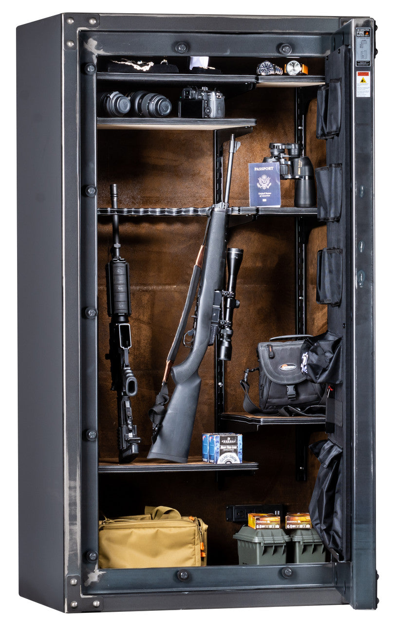 Rhino RSX6636 | 66"H x 36"W x 25"D | 49 Long Gun Safe | 80 Min