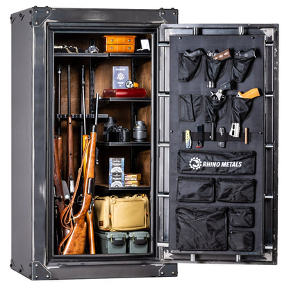Rhino Ironworks Thunderbolt IWT6033X | 60"H x 33"W x 27"D | 36 Long Gun Safe | 170 Min